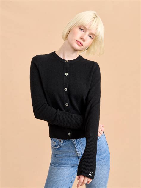 Pale blue Solid Lean Lines Cardigan | La Ligne