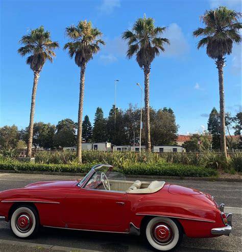 Classic Red Convertible Car