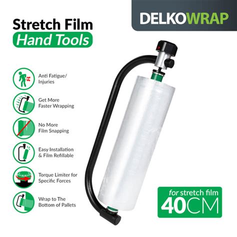 Jual HANDLE STRETCH FILM STAINLESS STEEL - GAGANG PLASTIK WRAP WRAPPING ...