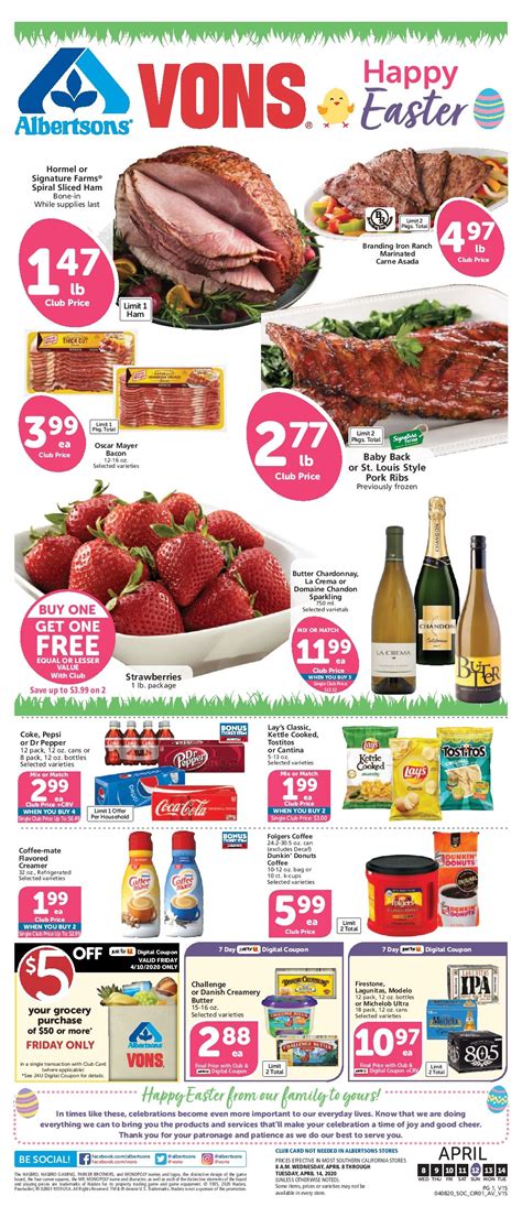 Vons Beer Specials