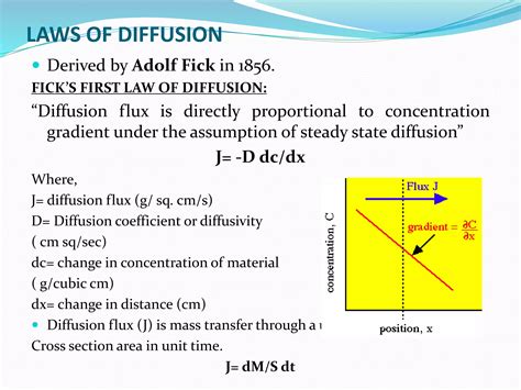 Fick's Law Of Diffusion