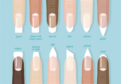 Names of nail shapes - skybery