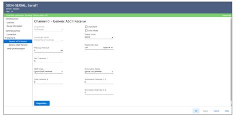 Generic ASCII Receive View