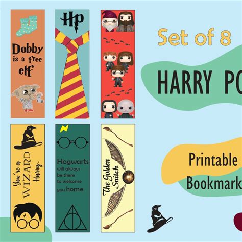Printable Bookmarks Harry Potter Harry Potter NFC Bookmark – Opens