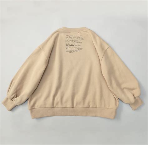 Pigtails pullover kids XXL(140-150) / Beige | michirico
