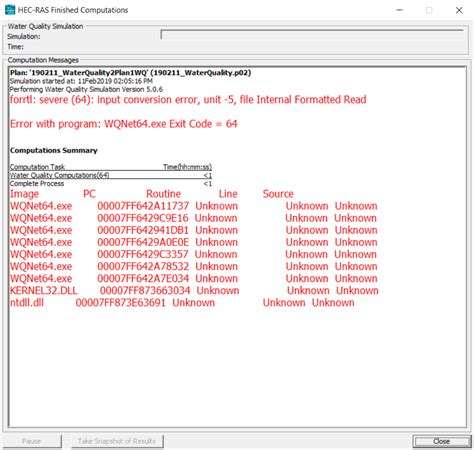 HEC-RAS Modelling 的图像结果