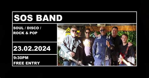 SOS BAND. Friday 23rd Feb, 9:30pm, The Rock Lodge, Whitstable, 23 ...