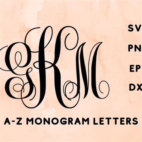 Image result for Script Monogram Font