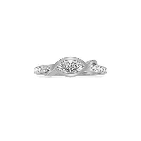 Elara Flow 9KT Gold Laboratory Grown Diamond Ring – PALMONAS