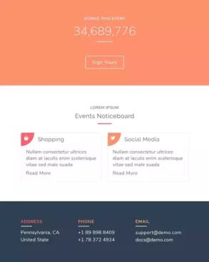Image result for Email Design Examples for Multiple Events