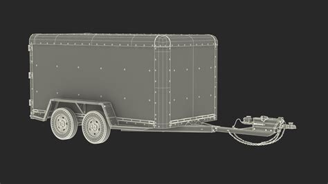 3D U-Haul 6x12 Cargo Trailer Model - TurboSquid 2061421