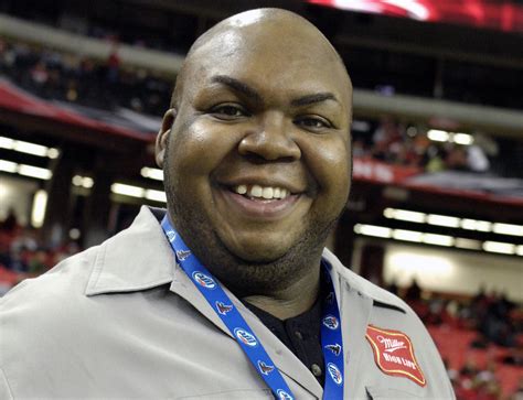 smiling, front view, portrait, lanyard, happiness, shaved head, one person, democracy, looking ...