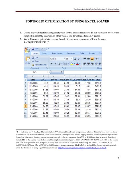 Image result for How to Optimize a Portfolio Using Excel