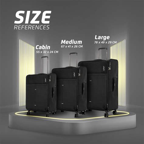 Buy Safari Airpro Set of 3 Black Lightweight Trolley Bags Online