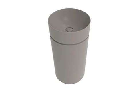 MONOTWIN SLIM Умивальник підлоговий D42 висота 90 см з боковим зливом ...