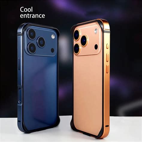 Metal Reinforced Aluminum Frame Case for iPhone 17 Pro Max – ktusu