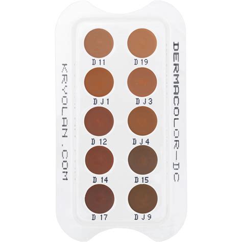 Dermacolor Shade Card 10 Colors-DC(2g) – Elantis Healthcare Pvt Ltd