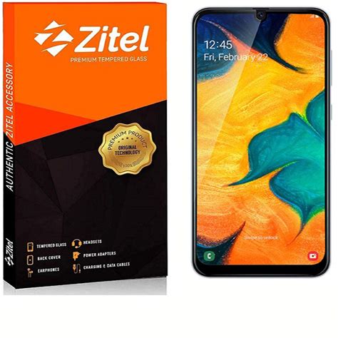 Zitel® Tempered Glass Screen Protector for Samsung M10S / M30 / A30 ...