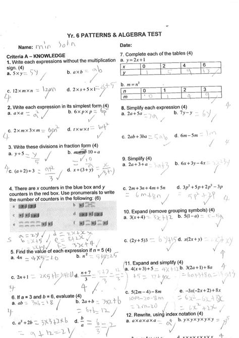Algebra Math Test 的图像结果