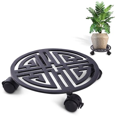Sharpex Pack of 1 Trolley for Metal Caddy Iron Plant Stand | Heavy Duty ...
