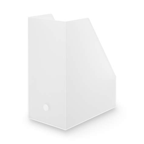 POLYPROPYLENE STAND FILE BOX A4 WIDE