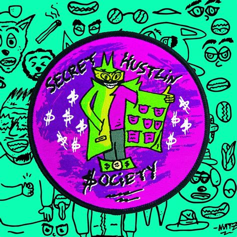 Buy Colorful Hustlin Patch, Iron or Sew on Society Secret Hustlin Patch ...