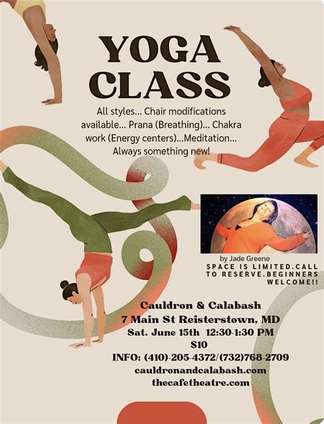 Yoga with Jade! @ Cauldron & Calabash!, Cauldron & Calabash ...