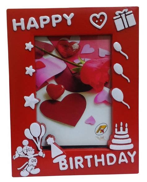 Birthday Gift Combo - Birthday (Cushion Filler + Cover), Photo Frame ...