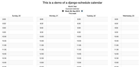 Image result for Django Python Calendar
