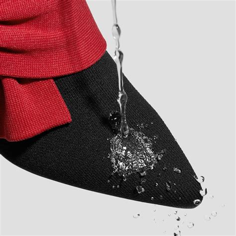 Pointed-Toe Ankle Heel Boots (Athena), BLACK RUBY RED, EU39 | VIVAIA