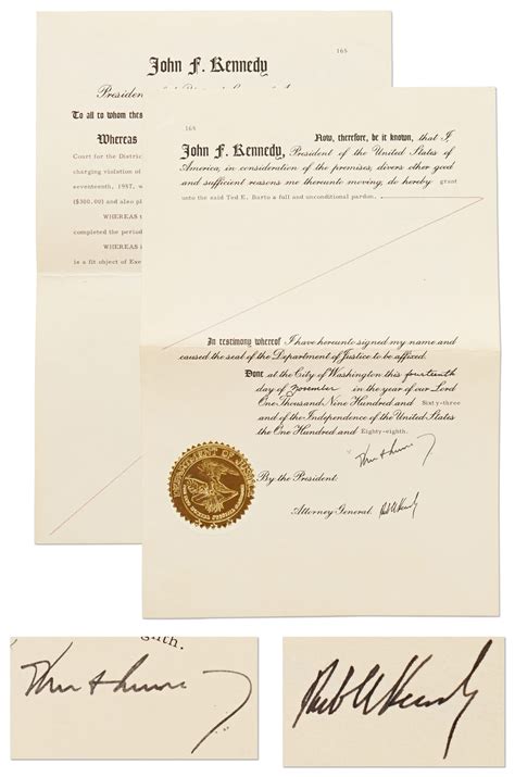 How to Sell Your JFK Autograph | Nate D Sanders Auctions Blog