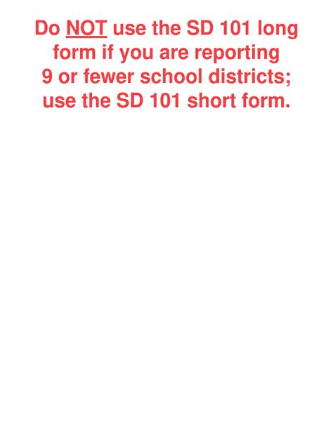 2012 Form OH ODT SD 101 Long - Blank Fillable Template | Fill Out ...