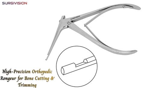 SurgiVision Kerrison Bone Nibbler – High-Precision Orthopedic Rongeur ...