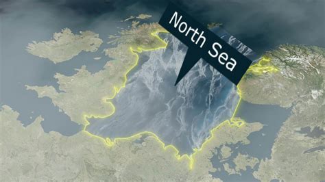 North Sea Map - Clouds Effect 40862099 Stock Video at Vecteezy