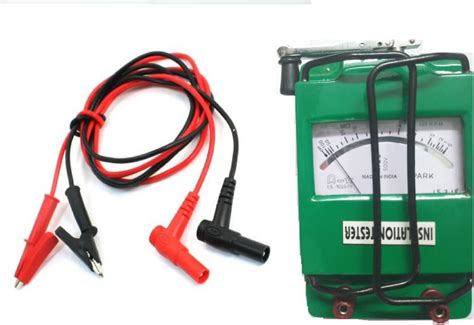 SPARK spark Hand Driven Generator Insulation Tester, 500V, 0-100 MOhms ...