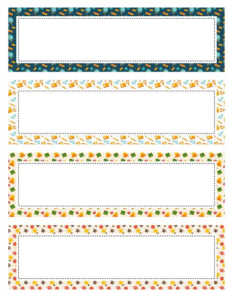 Desk Name Tags Printable