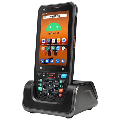 Android Barcode Scanner WINTEX Mobile Computer with 2D Scanner Charging ...