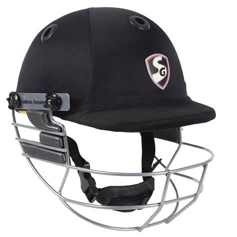 SG BlazeTech Cricket Helmet, Black – Prokicksports