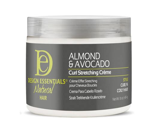 Design Essentials Natural Almond & Avocado Curl Stretching Cream 16oz ...