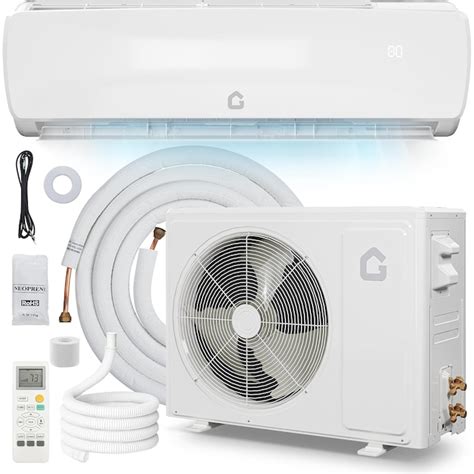 Qeetex 12000BTU Mini Split AC Heating System Ductless Split Air ...