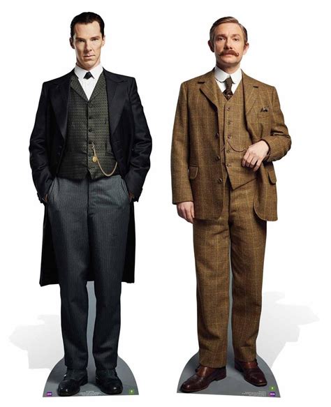 Sherlock Holmes and Doctor John Watson Twin Pack Lifesize Cardboard ...