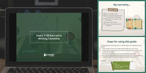 Years 7-10 Narrative Writing Checklist - PowerPoint