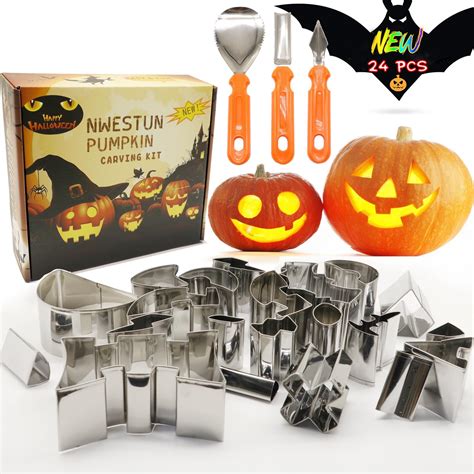 Amazon.com: ButyHome 33 PCS Pumpkin Carving Kit, Stainless Steel Tools ...