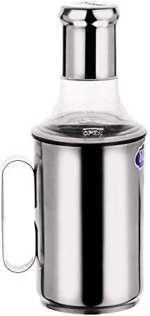 Stewit Stainless Steel Oil Dispenser with Nozzle 1 Litre | Olive Oil ...