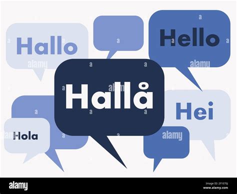Hello Spanish Words Clip Art