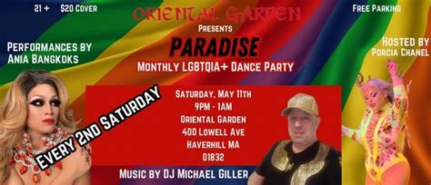 Oriental Garden Presents Paradise Saturday LGBTQIA Dance party Every ...