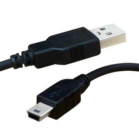 USB To USB Mini Cable V3 Cable 1.5 Meters - Black | Shop Today. Get it ...