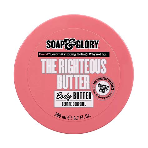 Soap & Glory The Righteous Butter Moisturizing Body Butter with Vitamin ...