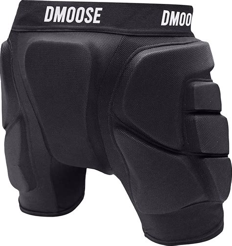 Buy DMoose Protective 3D Padded Shorts for Snowboarding, Ski Protection ...