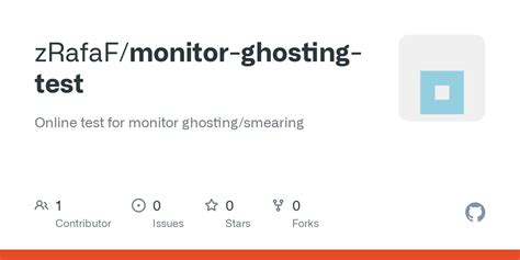 Ghosting Test PC 的图像结果